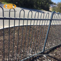 Bow Top Tubular Picket Steel Fence